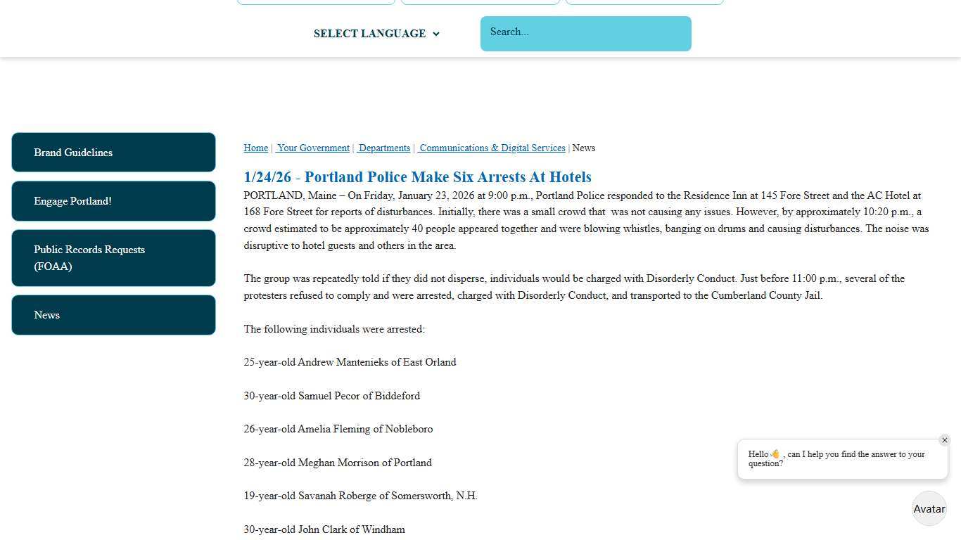 News Portland, ME - Official Website